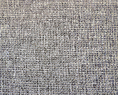 Tight Back 3 Cushion Textured Grey Upholstered Sofa W/ Track Arms