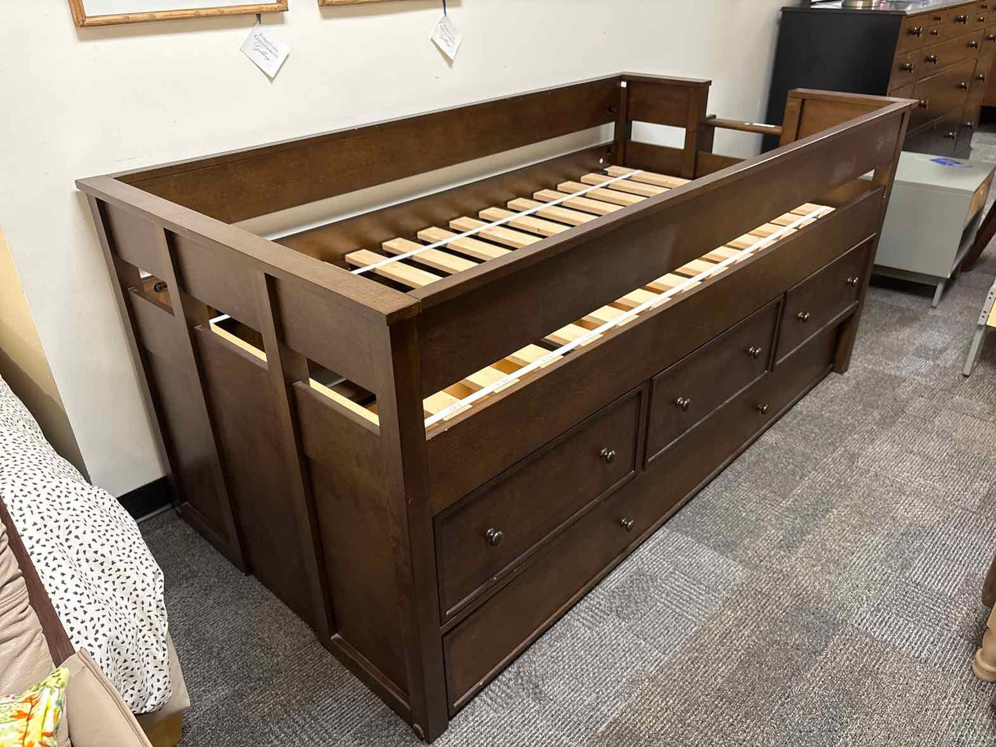 Pottery Barn Kids 'Elliott' Twin Captain's Bed with Trundle