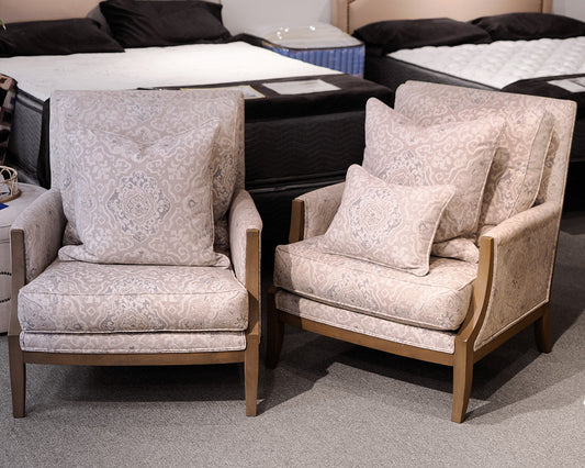 Pair of Ethan Allen 'Corrine' Accent Chairs