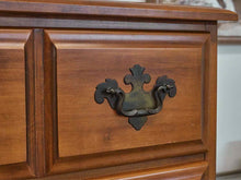 Solid Maple 5 Drawer Chest on Chest