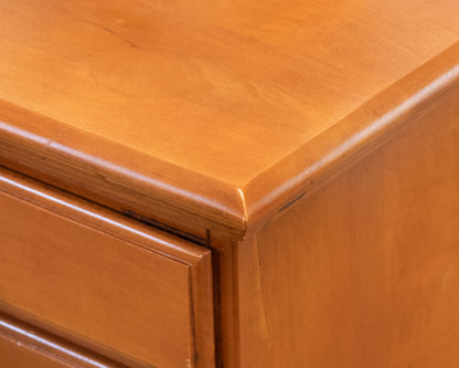 Mayflower Solid Rock Maple Four Drawer Nightstand