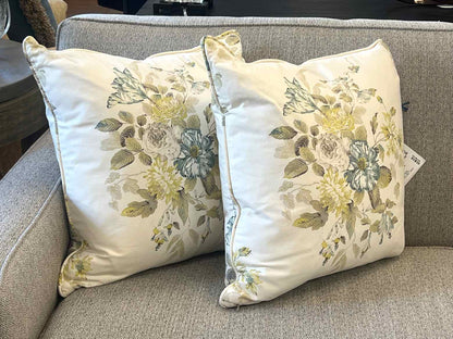 Ethan Allen Floral Accent Pillows