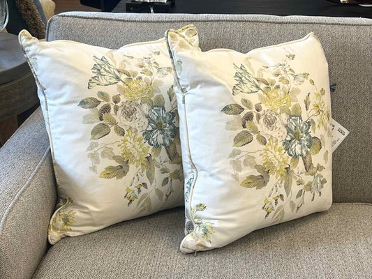 Ethan Allen Floral Accent Pillows