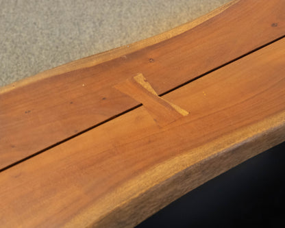 Crate & Barrel Yukon Entryway Bench in Warm Live-Edge Acacia