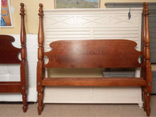 Eldred Wheeler Tiger Maple 4 Post  Queen Bed with Acorn Finals