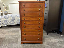 Mahogany 9-Drawer Jewelry Chest