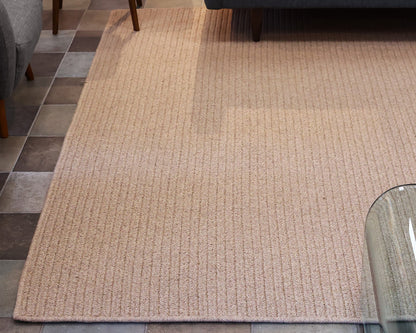 Contemporary Braided 9 x 12 Area Rug in Taupe