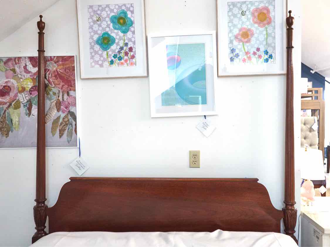Baker Mahogany Queen Four Post Bed