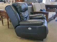Southern Motion Power Rocker Recliner in Black Leather