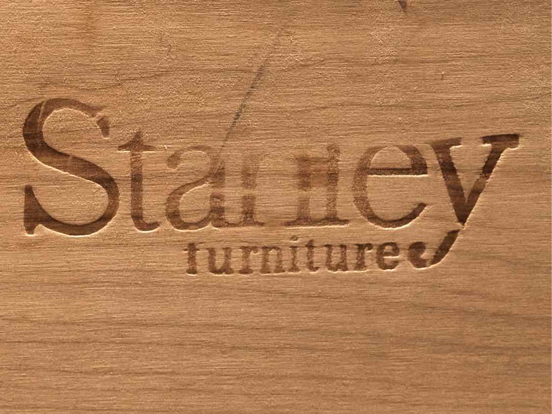 Stanley Maple Two Drawer Nightstand
