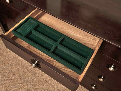 Stickley 'Glasgour' Collection 9 Drawer Dresser in Dark Cherry Finish