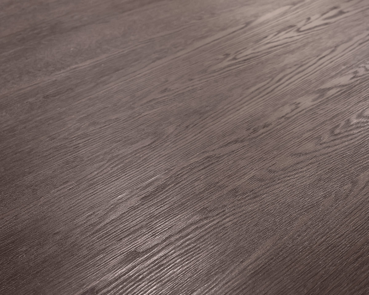 RH Machinto 78" Square Dining Table in Brown Drifted Oak Finish