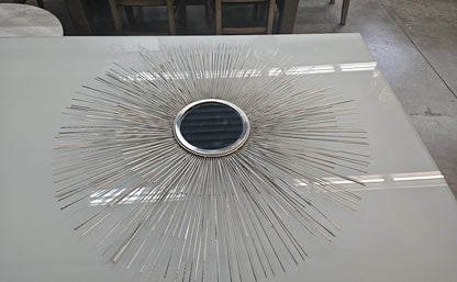 Silver Starburst Mirror