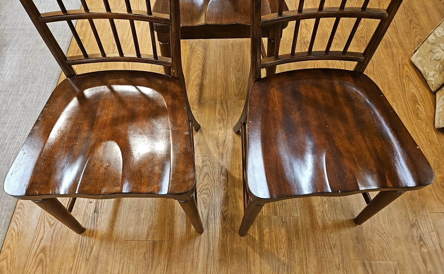 Cherry Dining Set with 5 Chairs