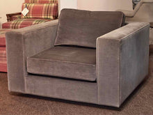 RH Grey Performance Fabric Oversized Chair