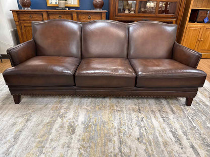 Chocolate Leather Sofa