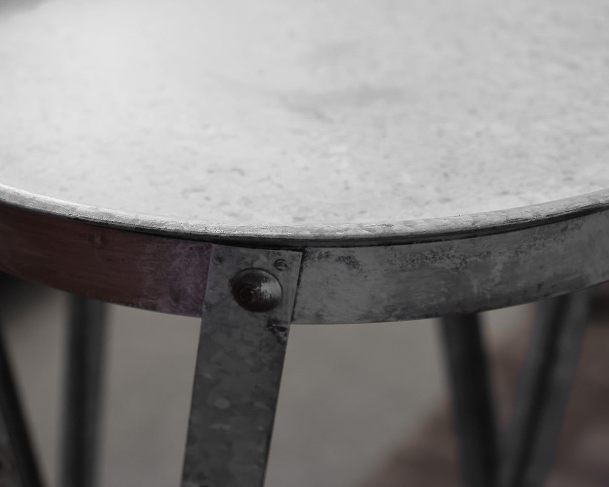 Galvanized Side Tables