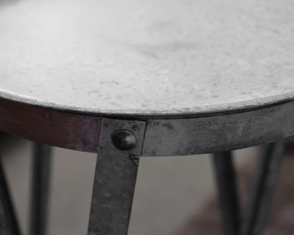 Galvanized Side Tables
