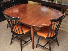 Hitchcock Cherry Flip Top Dining Table 2 leaves & Pads 2 Arm & 4 Side Chairs Set