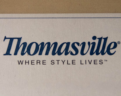 Thomasville Bergere Chair with Damask Tone on Tone Upholstery