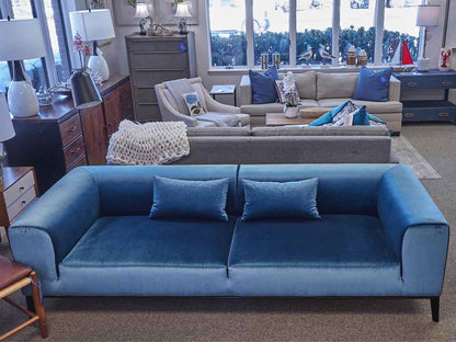 Rove Concepts Blue Sapphire Performance Velvet Sofa