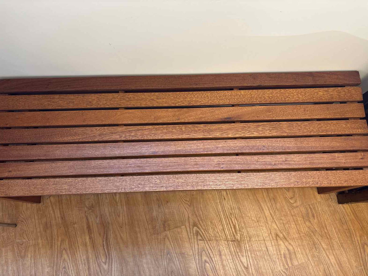 Four Seasons Curved Wooden Bench