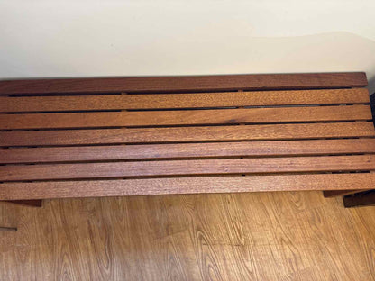 Four Seasons Curved Wooden Bench
