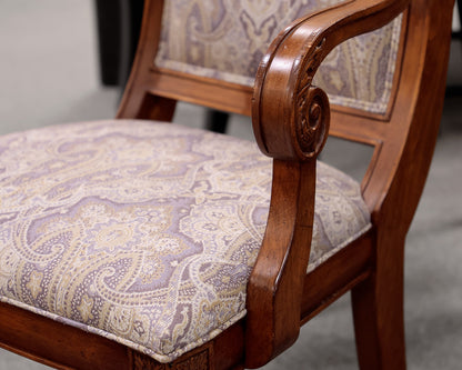 Set of 6 Ethan Allen French Regency Style Dining Chairs
