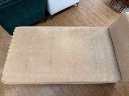 Tufted Chaise Lounge in Gold