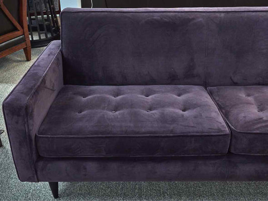 Room & Board 'Reese' Sofa in Eggplant