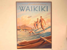 'Sunside  Waikiki'  Framed Print  Poster