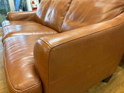 Natuzzi 3-Seat Leather Sofa
