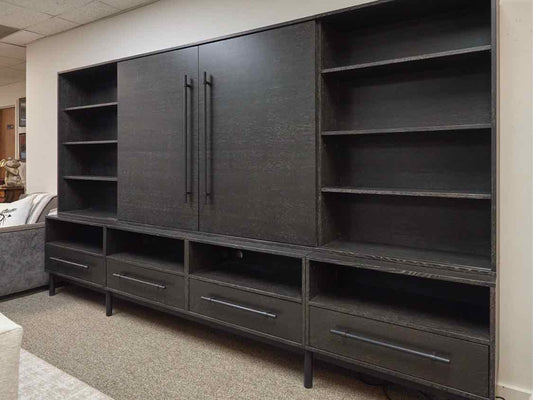 Arhaus Three Piece Media Furniture in Black Wash