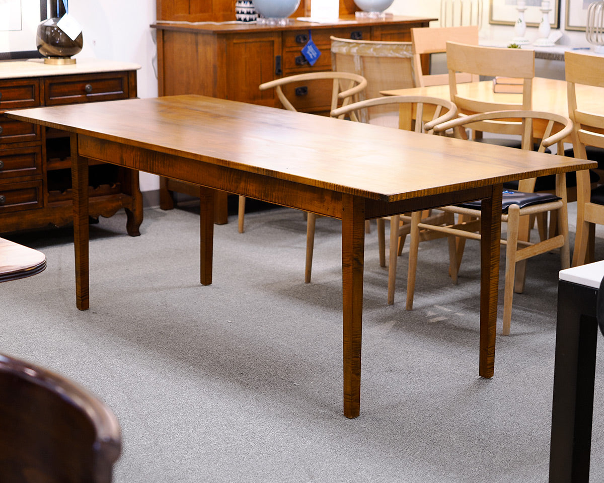 Tiger Maple Dining Table