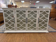 Magnussen Off-White 4 Glass Door Console