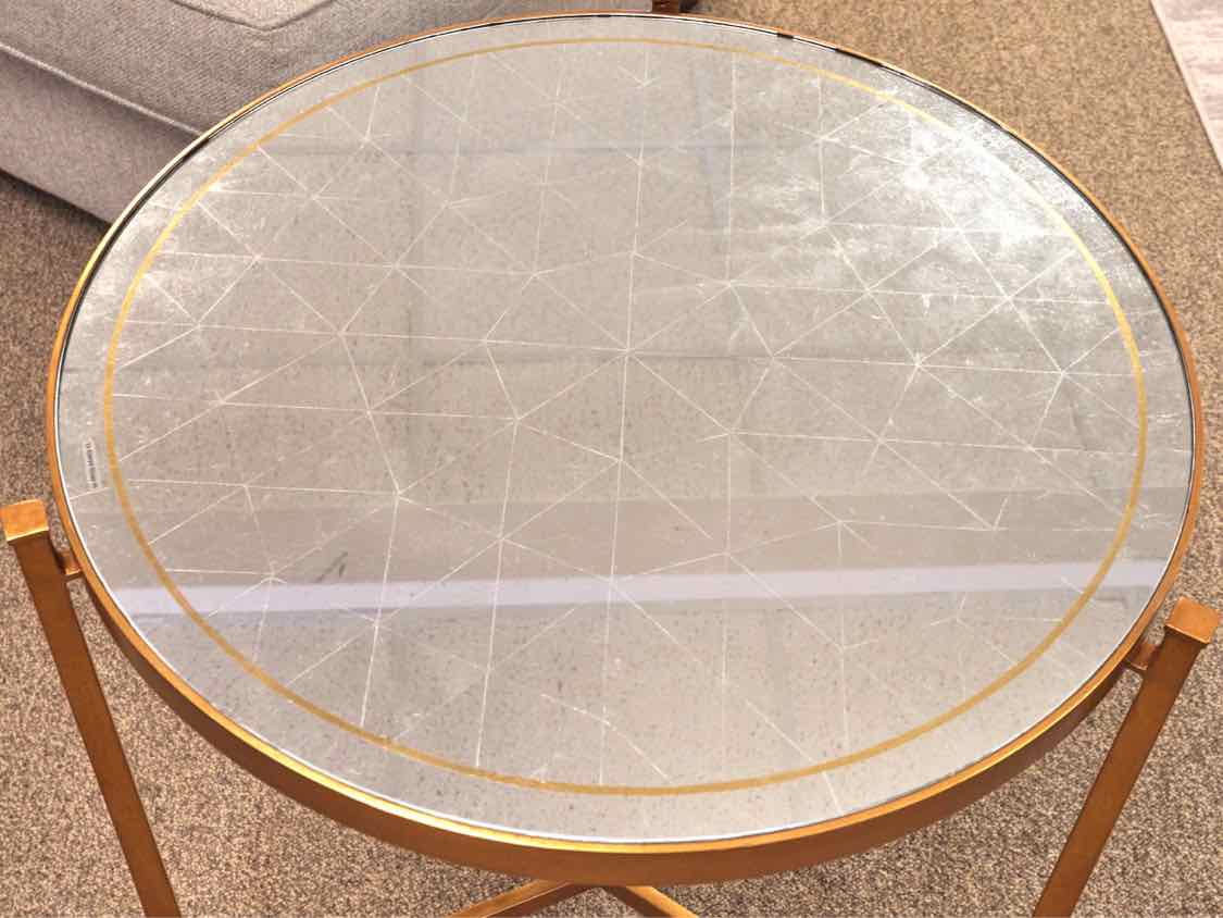 Pair of Jonathan Charles Eglomise Side Tables