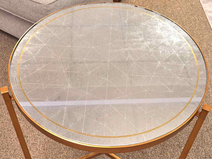 Pair of Jonathan Charles Eglomise Side Tables