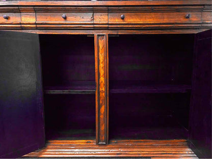 French Provincial Style Wood Credenza