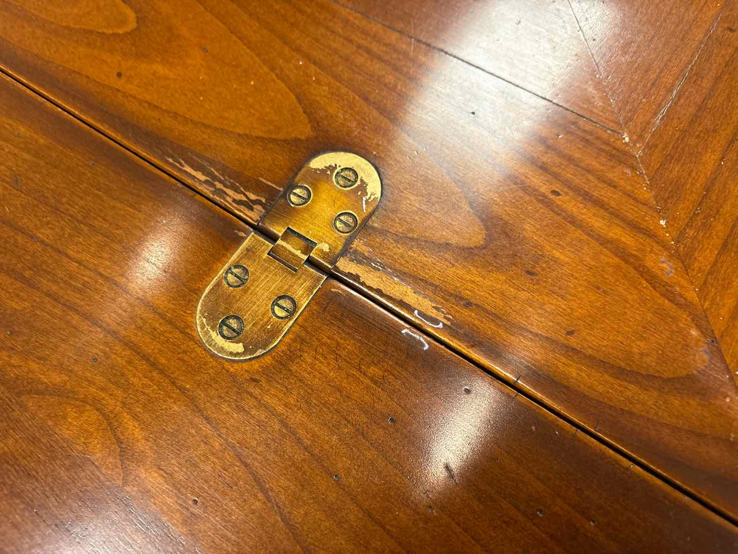 Italian Vintage Expanding Game Table w/ 4 Chairs