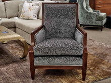 Pair of Custom Sam Moore Wooden Framed Arm Chairs