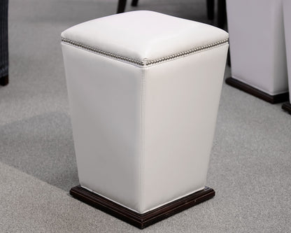 Set of 5  Leather Bongo Style Counter Stools