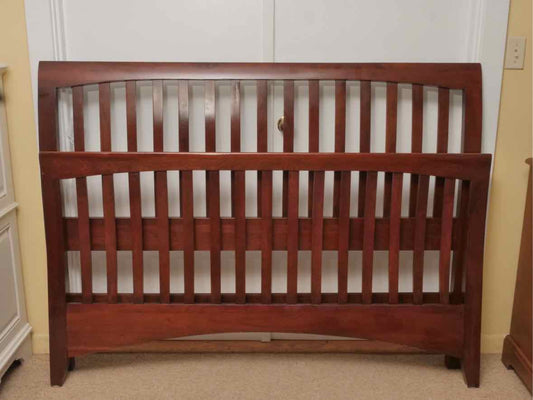 Kincaid Cherry Slegh  Slat Back Queen  Bed