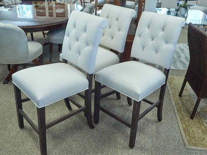 Set of 3 Gat Creek Maple " Berwyn" Counter Stools in Classic Stout Leg Finish