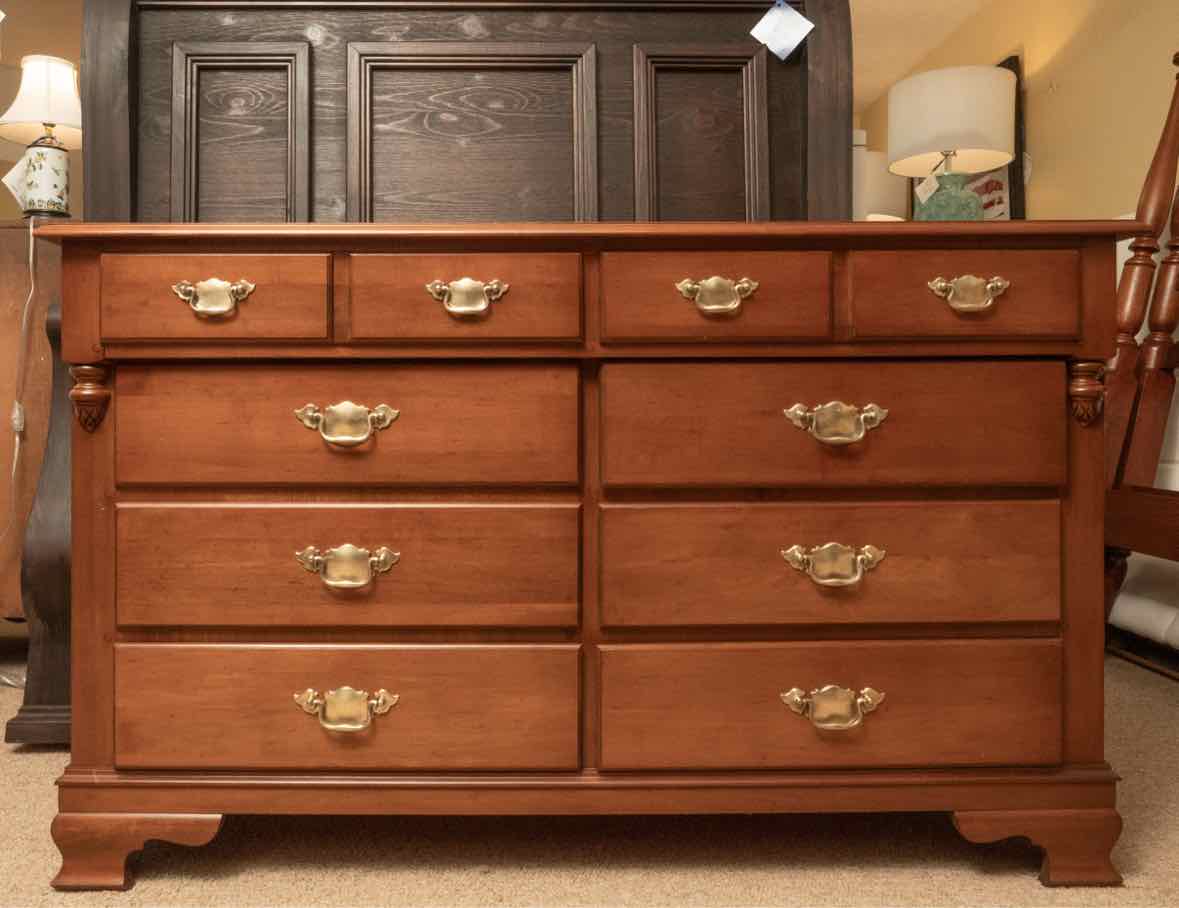 Young Republic Furniture Soild Rock Maple 8 Drawer Dresser