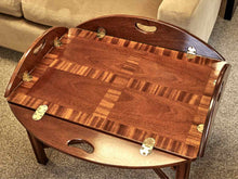 Inlaid Mahogany Butler's Tray Cocktail Table