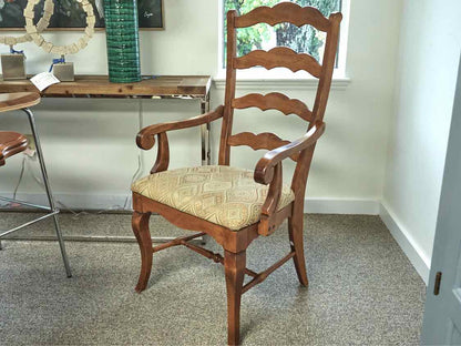 Nichols & Stone Cherry Expanding Dining Table with Set of 6 Chairs