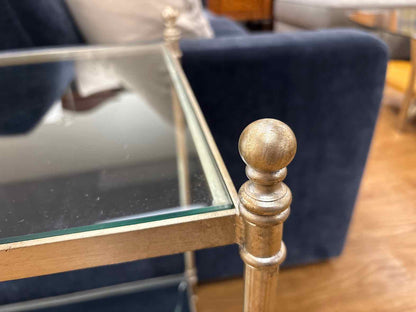 'Gannon' Silver Side Table