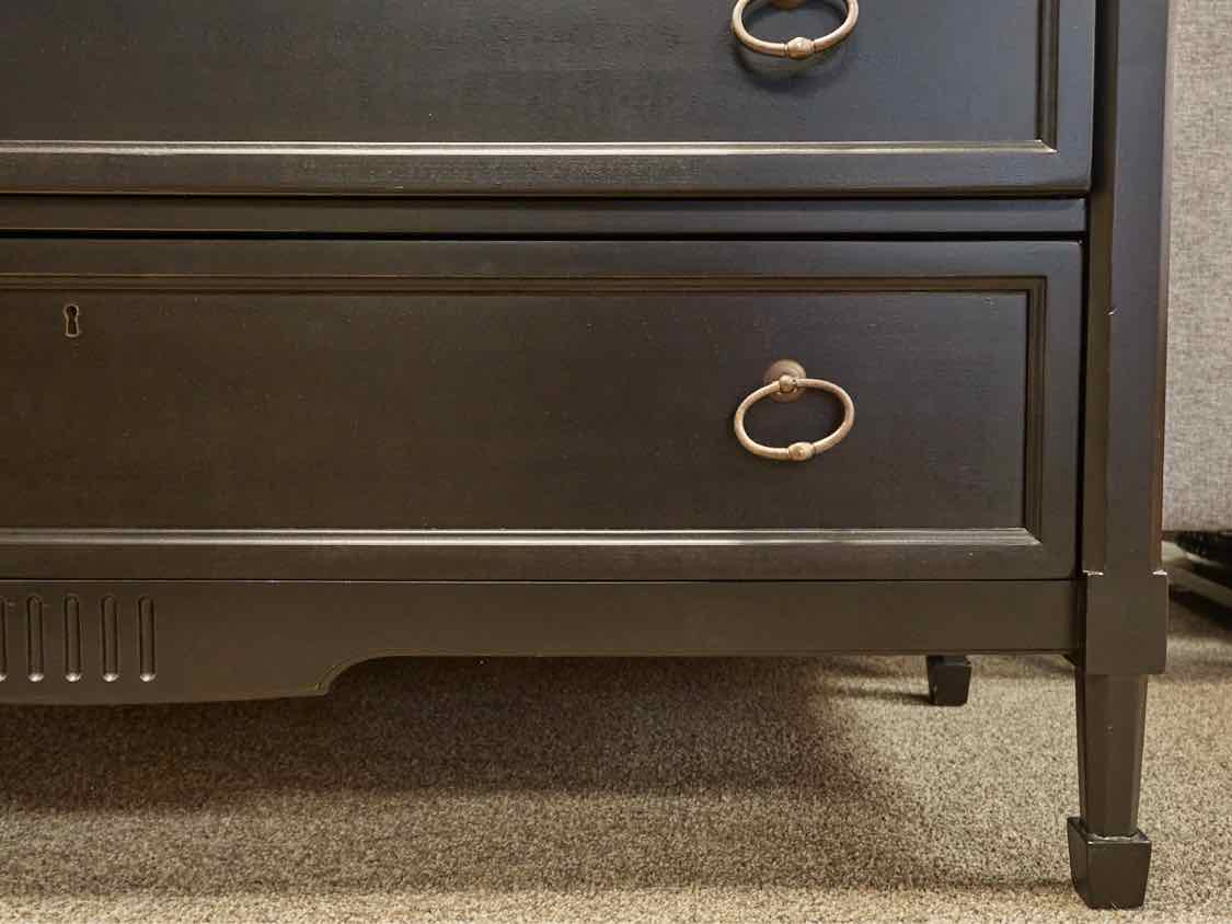 Universal Black Finish Three Drawer Dresser