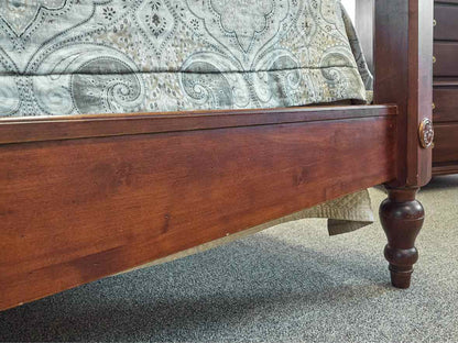 Ethan Allen British Classics Cherry Stain  King Bed