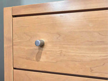 Baronet Double Dresser with Glass Top & Brushed Nickel Pulls